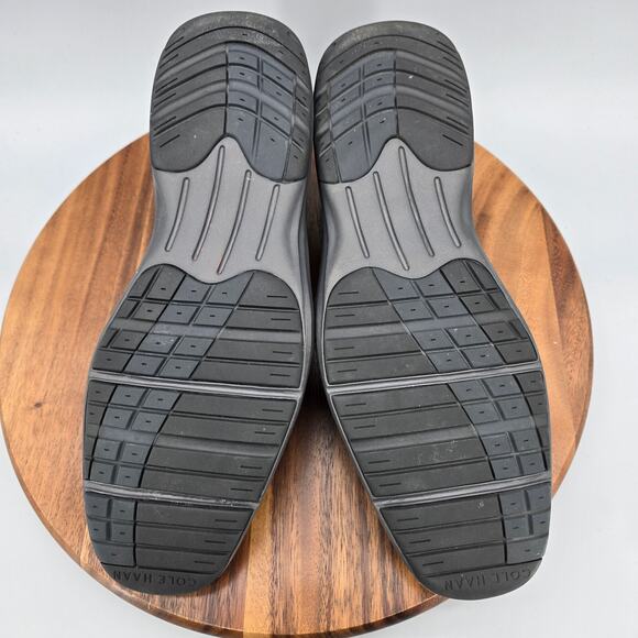 Cole Haan Shoes Men's 13 M Black Leather Tucker Grand Slip On Casual Loafers - Picture 7 of 8